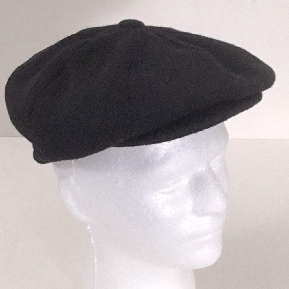 Hatman of Ireland 100% Wool Tweed Newsboy Cap, Front Snap. Retro Preppy Academia